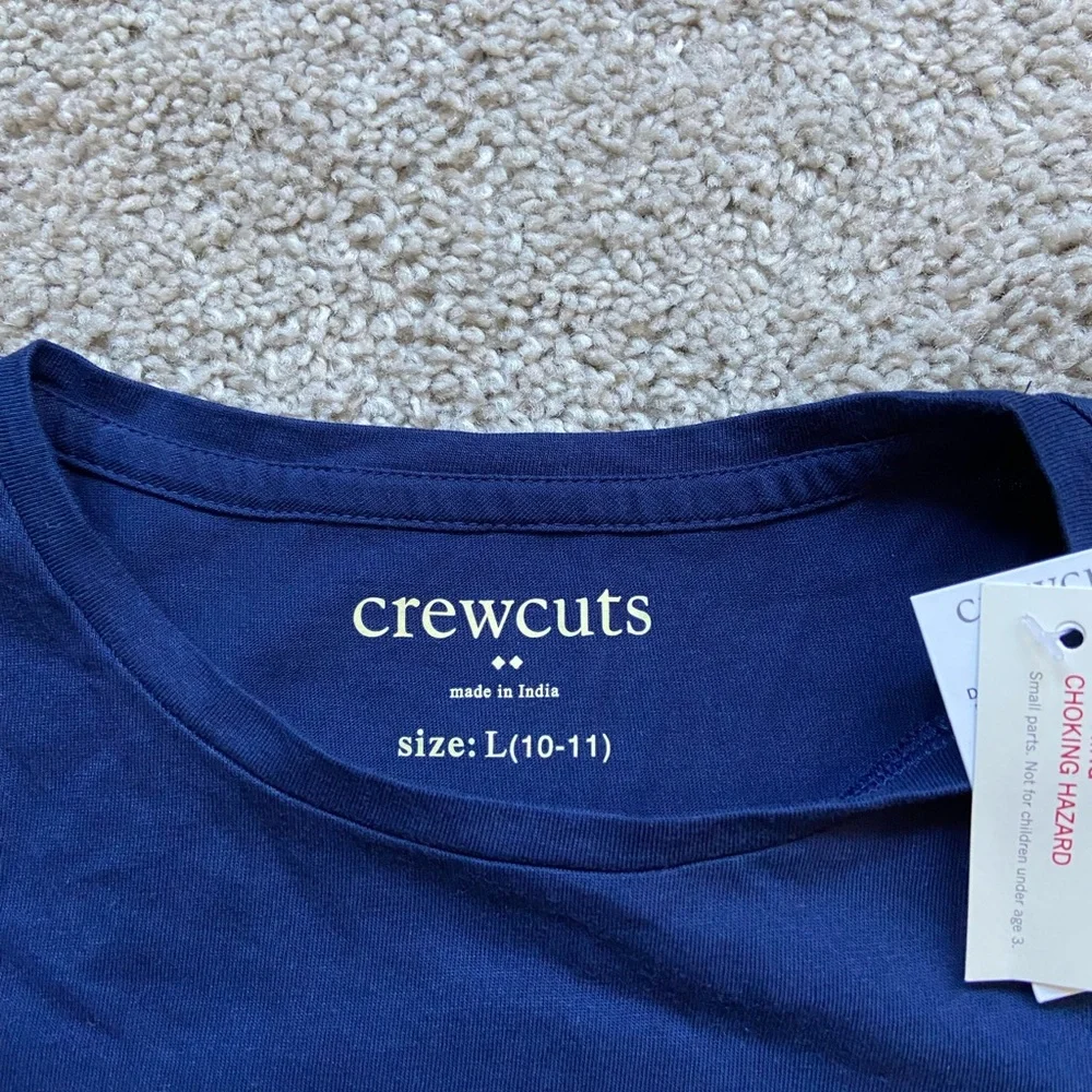 CrewCuts Navy Blue Long Sleeve Shirt - Picture 2 of 2